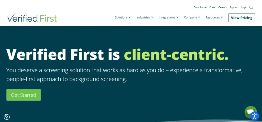 Employerschoice-verified first screen