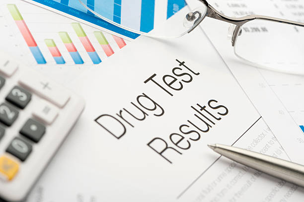 Drug test results with paperwork