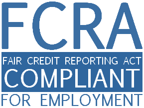 FCRA Background Check Compliance Fair Credit Reporting Act logo